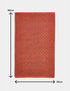 Pure Cotton Geometric Textured Bath Mat